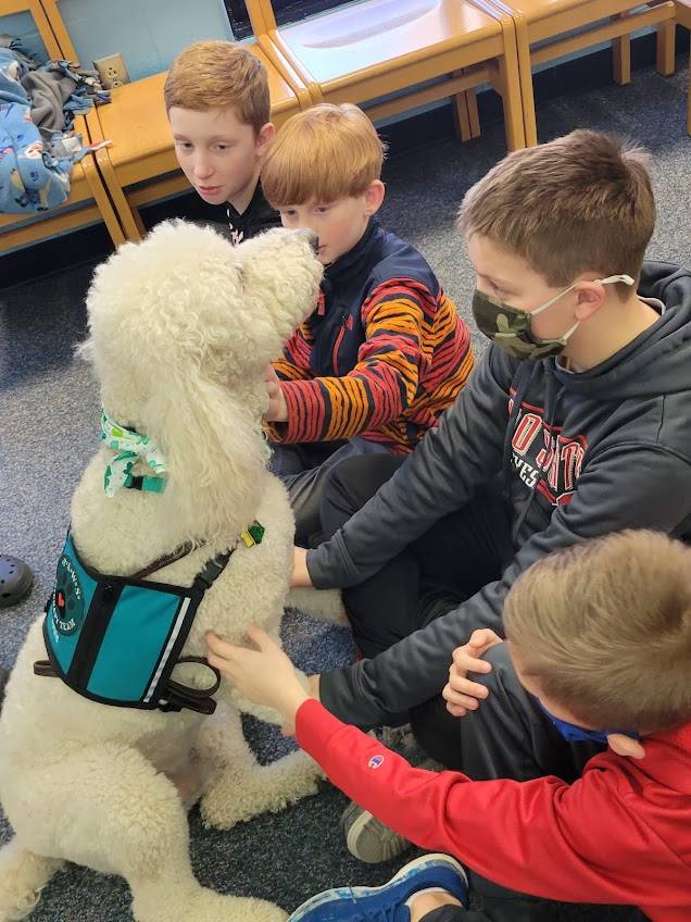PAWS Therapy Dogs Visit